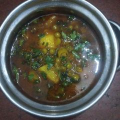 Aloo matar sabji A picture of Aloo matar sabji.