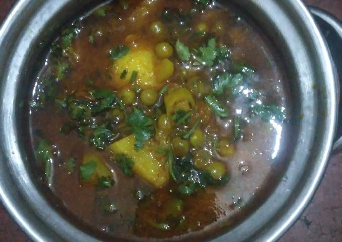 Simple Way to Make Quick Aloo matar sabji