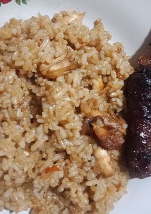 Foto resep Nasi goreng ayam panggang
