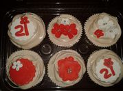 Una foto de merengue para cupcakes