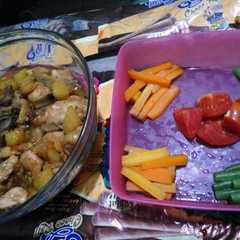 รูปของ Ayam teriyaki+vegeta