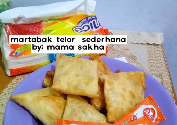 makanan Martabak telor sederhana Jadi, mengenyangkan