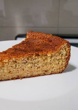 Una foto de Bizcocho de queso campesino keto🥧🧀