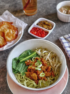 Foto resep Mie Ayam Hijau Homemade