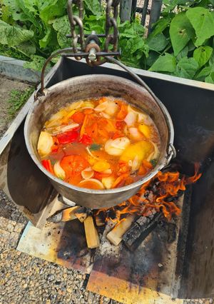 O poză a rețetei Saramură din somon.