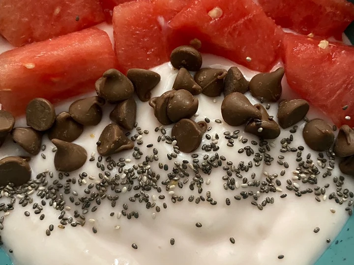 Recipe Watermelon smoothie bowl which Delicious