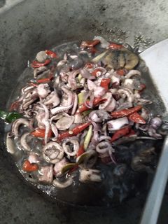 Foto resep Cumi masak hitam
