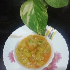 A picture of Bottle Gourd Subji.