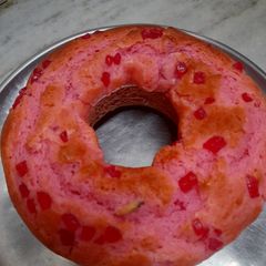 A picture of Strawberry cake - bundt cake.