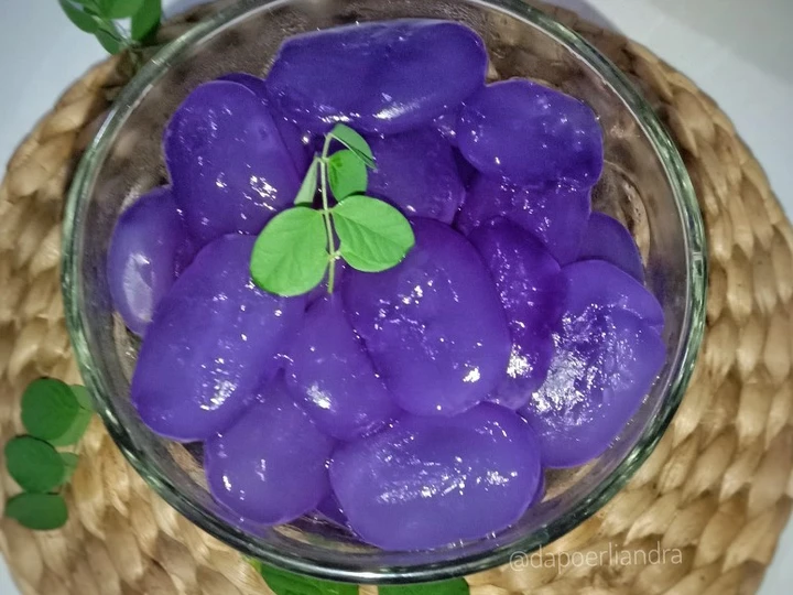Langkah Gampang Membikin Resep Kolang kaling Bunga Telang yang Lezat Sekali Anti Ribet, Bikin Ngiler
