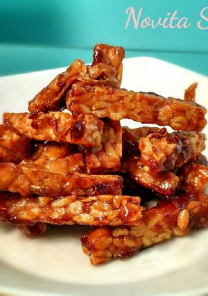 Foto resep Tempe pedas manis (vegan) Batita saya sangat suka
