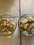 Oatmeal Apple pie? for 1 person (microwave)
