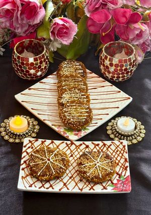 A picture of Oats Sesame Patties.