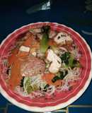 Hủ tiếu xào chay