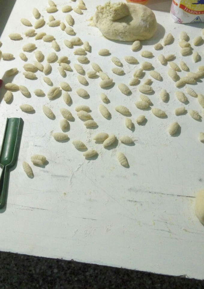 Una foto de Ñoquis de papas y harina