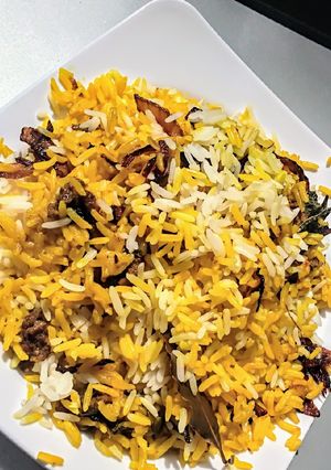 Mincemeat biryani ainihin hoton girkin