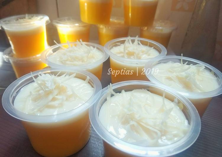 Puding Jelly Jagung fla Susu Keju