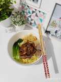 Mie ayam baso bumbu medok simple