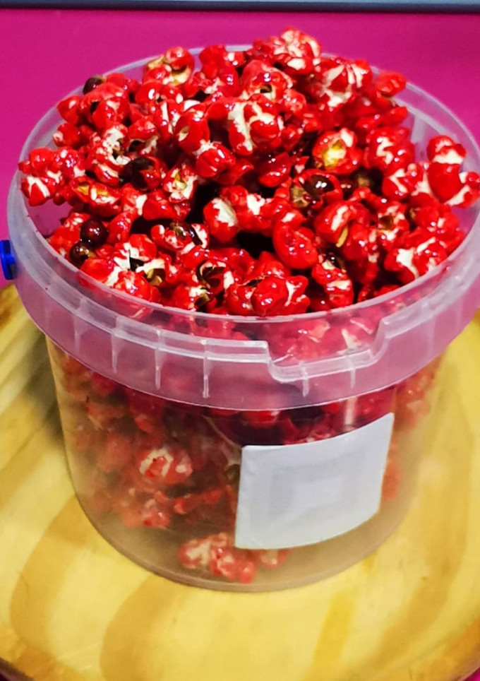 Una foto de Palomitas dulces de caramelo