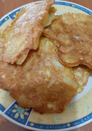 Una foto de Tortillas de papa y pollo a la brasa