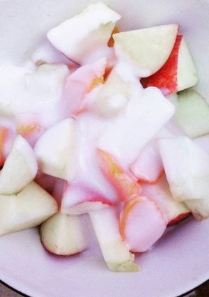 Foto resep Salad buah yoghurt simple dan segar