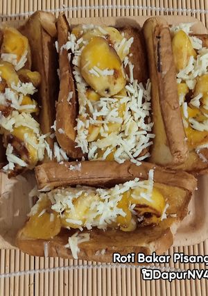 Foto resep Roti Bakar Pisang Keju