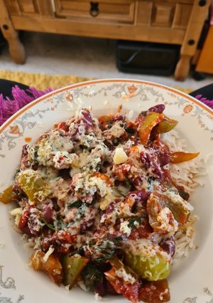 A picture of Speedy veggie beany stew.