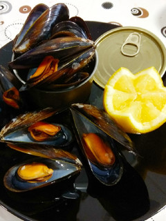 Una foto de Mejillones al vapor