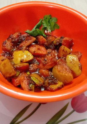 A picture of Guava Sabji.