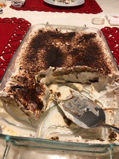 Una foto de Tiramisú pobre