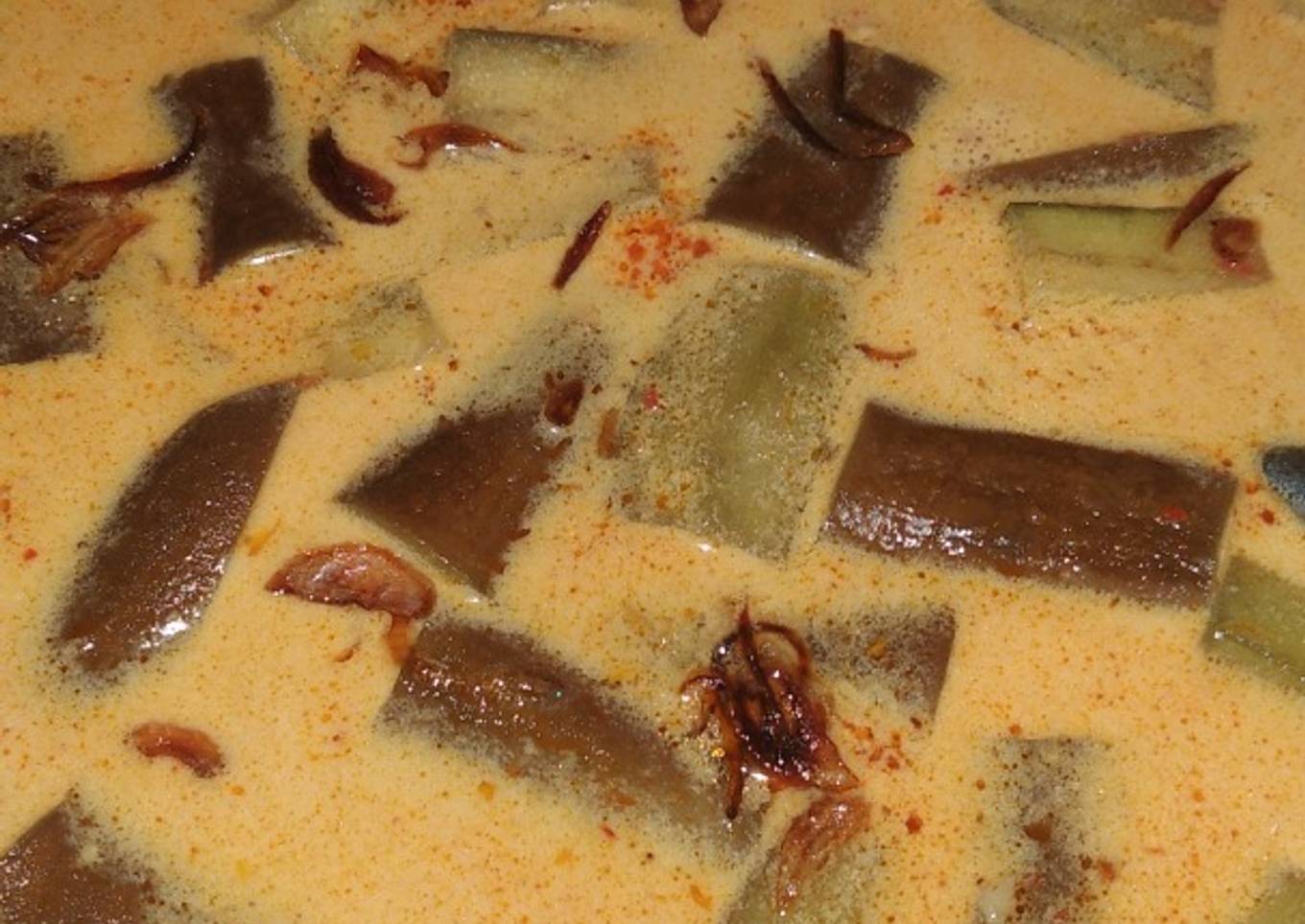 Sayur Terong Santan Pedas