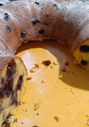 Áfonyás-citromos kuglóf recept fotója
