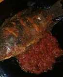 Fried Fish With Fried tomatoes