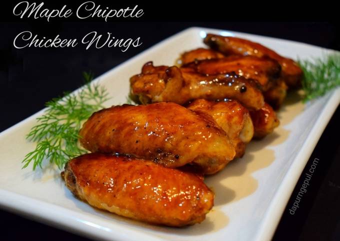 Cara membuat 14. Maple Chipotle Chicken Wings #BikinRamadanBerkesan
