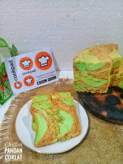 Foto resep Chiffon Pandan Coklat