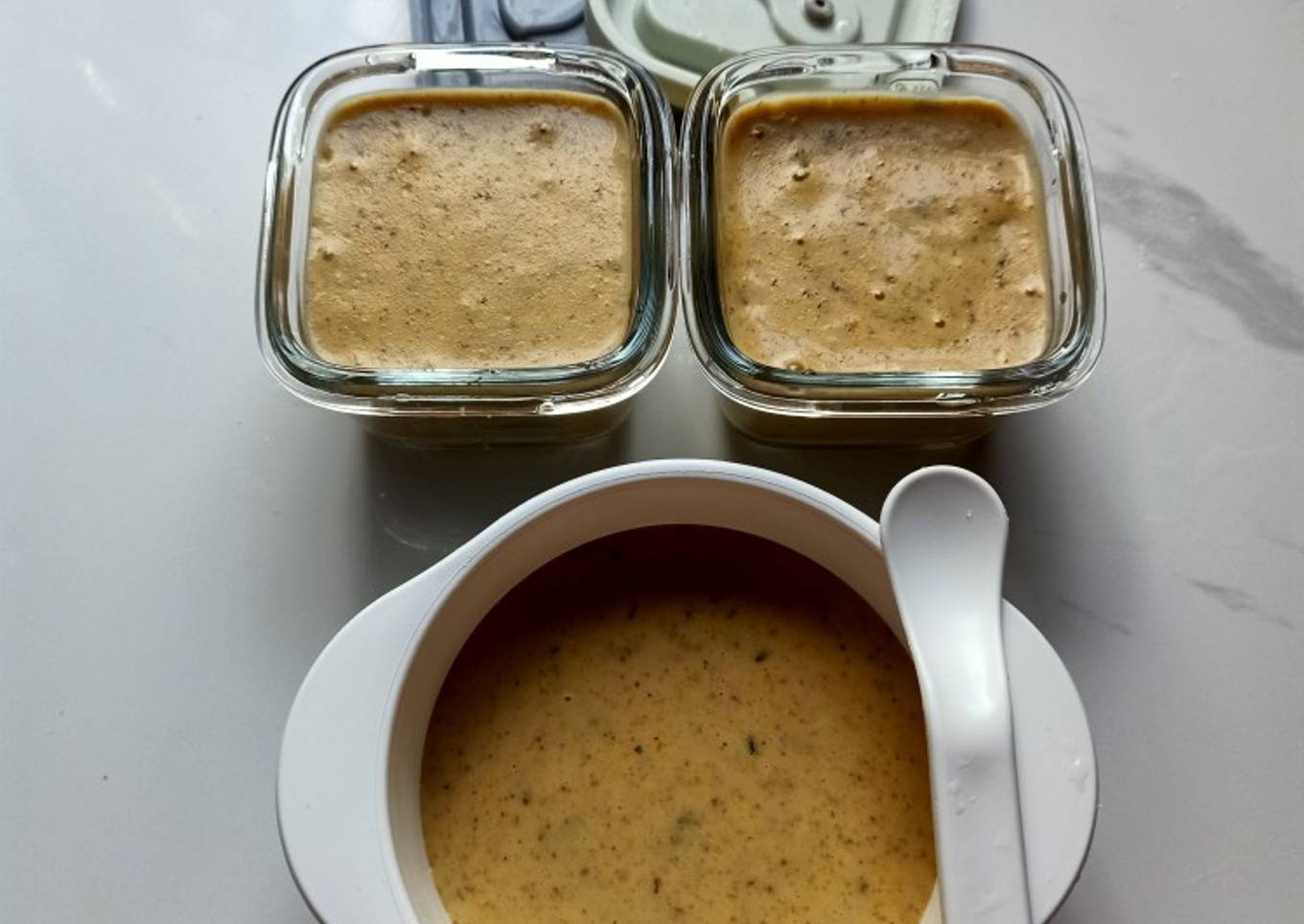 Mpasi 6+ Porridge Creamy Butter Shrimp Carrot
