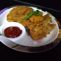 A picture of Aloo poori.
