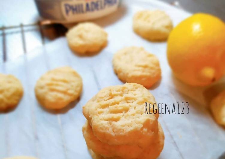 Cream cheese lemon cookies