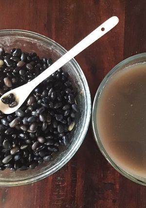 A picture of California Farm Vegan Egg Whites from Black Beans.