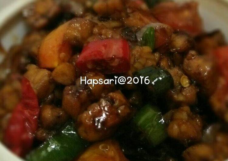 Tumis Tempe Cabe Ijo