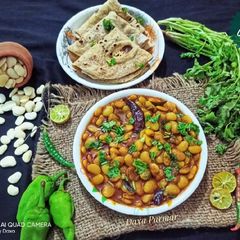 Gujarati Vaal Nu Shaak (Lima Beans Curry) A picture of Gujarati Vaal Nu Shaak (Lima Beans Curry).