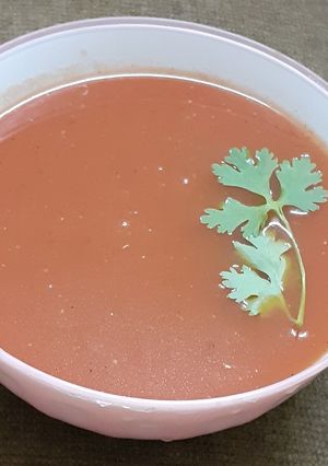 A picture of Tomato soup.