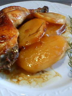 Una foto de Pollo a la sidra