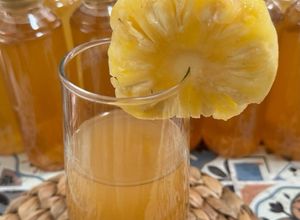 Foto resep Kombucha Tea Aneka Rasa (Nanas, Apel, Mangga, Lemon)