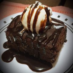 A picture of Healthy Dark Chocolate Brownie.