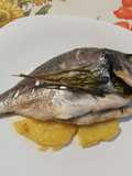 Orata al Forno con Crosta di Patate
