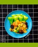 Nui rau củ xào ức gà Eatclean