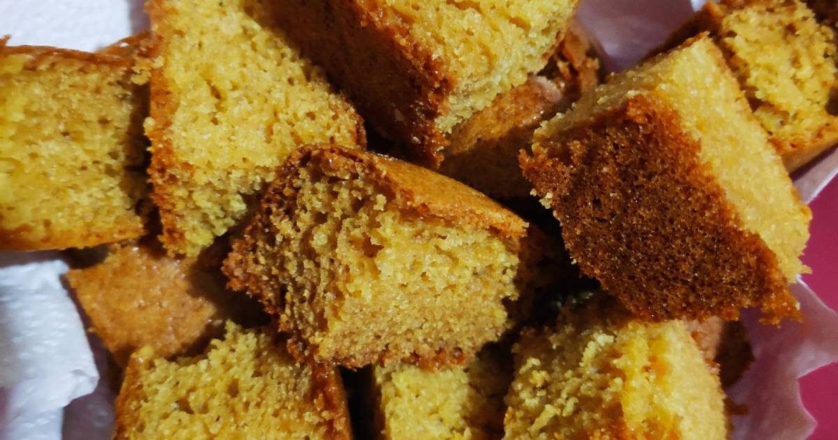 Atta Cake (Wheat Cake) - Delighted Baking