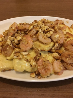 金沙蝦仁豆腐 的食譜成品照片