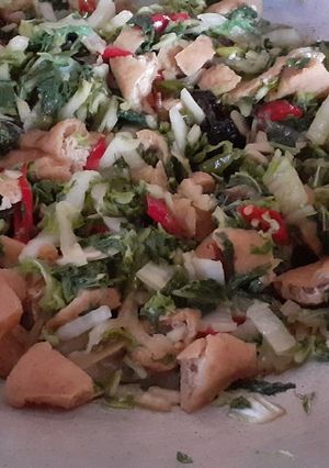 Foto resep Tumis Sayur Slobor Tahu